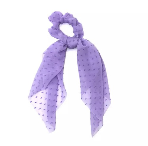 gumka do włosów scrunchie tiulowa fioletowa z apaszką.jpg
