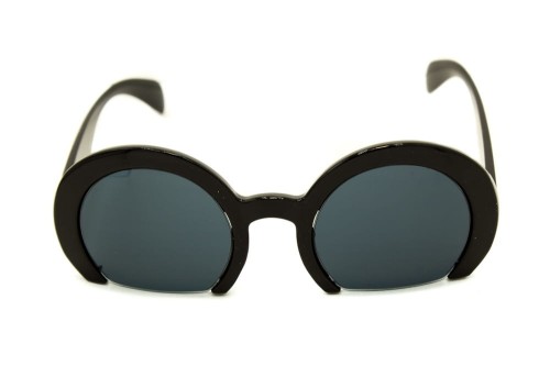 OKULARY OKRĄGŁE CZARNE