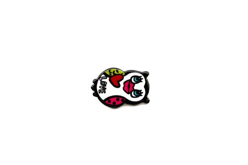 przypinka pin sowa love