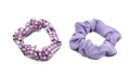 komplet gumek do włosów kolor lilac kratka.jpg