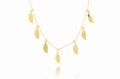 kolczyki  kolor złoty choker piórka boho.jpg