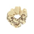 gumka do włosów scrunchie frotka wzory kolor kremowy.JPG