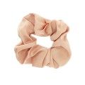 frotka do włosów scrunchie pudrowa kolor brzoskwiniowy
