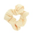 frotka do włosów scrunchie pudrowa kolor vaniliowy
