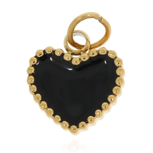 ZAWIESZKA ZE STALI SERDUSZKO DO BRANSOLETKI LILY NASZYJNIKA MILA