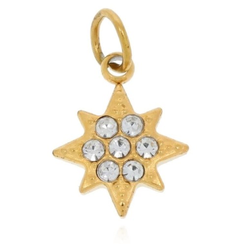 ZAWIESZKA ZE STALI GWIAZDKI DO BRANSOLETKI LILY NASZYJNIKA MILA 