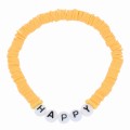 bransoletka koraliki  boho napis happy kolor pomarańczowy  (3).jpg