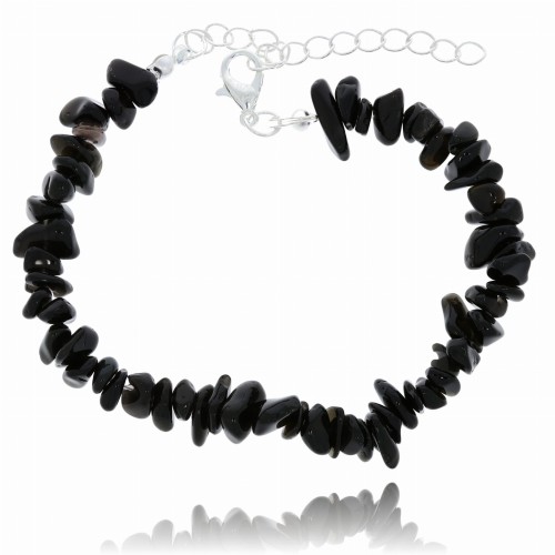 bransoletka  kamienie nieregularne kolor czarny.jpg