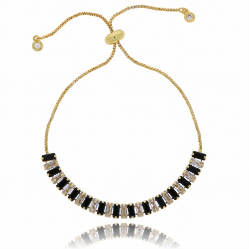 bransoletka miedź kryształki kolor czarny.jpg