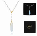 naszyjnik ze stali szlachetnej koraliki opal body chain .jpg