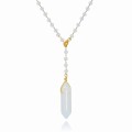 naszyjnik ze stali szlachetnej koraliki opal body chain .jpg