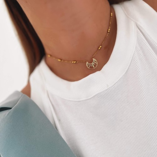 naszyjnik choker ze stali chirurgicznej kolorowe kryształki .jpg