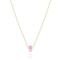 naszyjnik mini kryształek pink aura stal chirurgiczna  .jpg