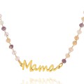 naszyjnik różowe koraliki z napisem mama stal szlachetna .jpg