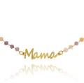 bransoletka różowe koraliki z napisem mama stal szlachetna .jpg