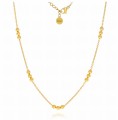 choker ze stali chirurgicznej potrójne koraliki boho .jpg