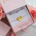 bransoletka z grawerem dla przyjaciółki girlpower serduszko ze stali chirurgicznej