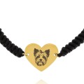 grawerowana bransoletka na sznurku z psem yorkshire terrier york ze stali chirurgicznej .jpg