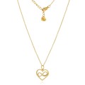Pozłacany łańcuszek z sercem dla mamy ze stali chirurgicznej .jpg