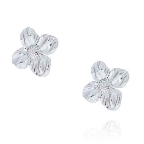 kolczyki srebrne kwiaty ze stali chirurgicznej .jpg