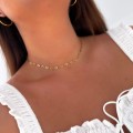naszyjnik choker złote gwiazdki ze stali chirurgicznej .jpg