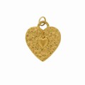 Zawieszka ze stali szlachetnej do bransoletki naszyjnika złote serce
