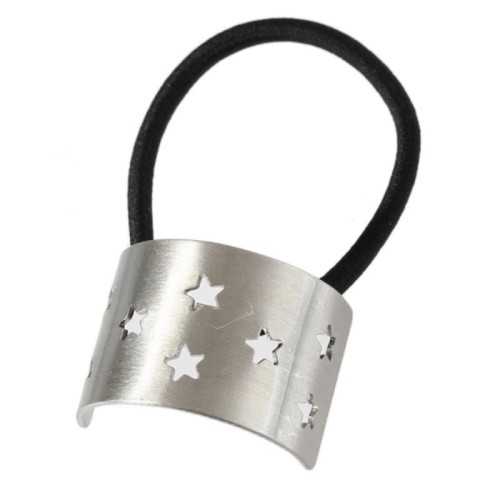 GUMKA DO WŁOSÓW CUFF GWIAZDKI SREBRNA