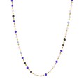 Elegancki choker z perełkami i pozłacanymi elementami – stal 316l