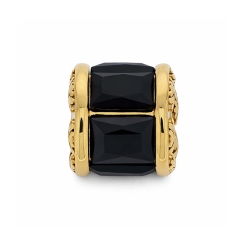 CHARMS DO BRANSOLETKI MODUŁOWEJ "MY STORY" ZŁOTY BLACK ROCK