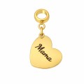 Charms do bransoletki modułowej "my story" serce grawer mama