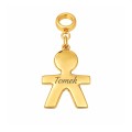 Charms do bransoletki modułowej "my story" złoty symbol dziecka grawer imienia