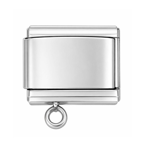 DODATKOWY SREBRNY CHARMS MODUŁ OGNIWKO DO BRANSOLETKI MODUŁOWEJ DO PODWIESZENIA ZAWIESZKI