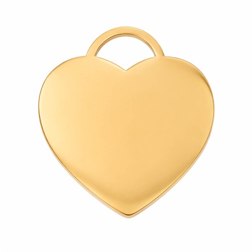 CHARMS UNIWERSALNY ZŁOTE SERCE KŁÓDKA DO BRANSOLETEK I NASZYJNIKÓW  