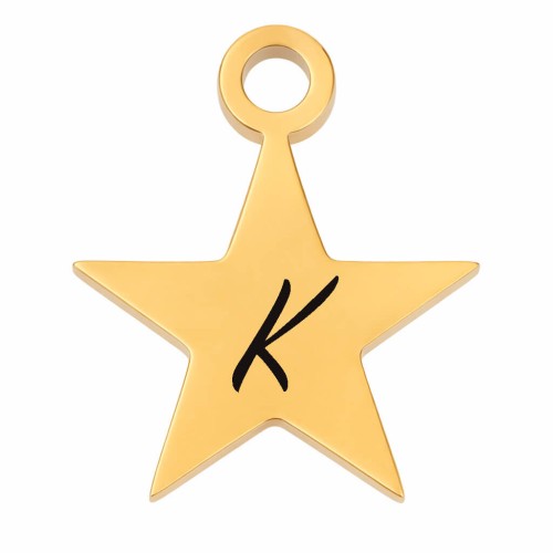 CHARMS UNIWERSALNY ZŁOTA GWIAZDKA DO BRANSOLETEK I NASZYJNIKÓW 