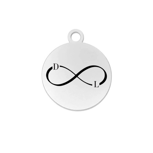 CHARMS UNIWERSALNY SREBRNE KOŁO DO BRANSOLETEK I NASZYJNIKÓW ŚREDNICA 1,2 CM 