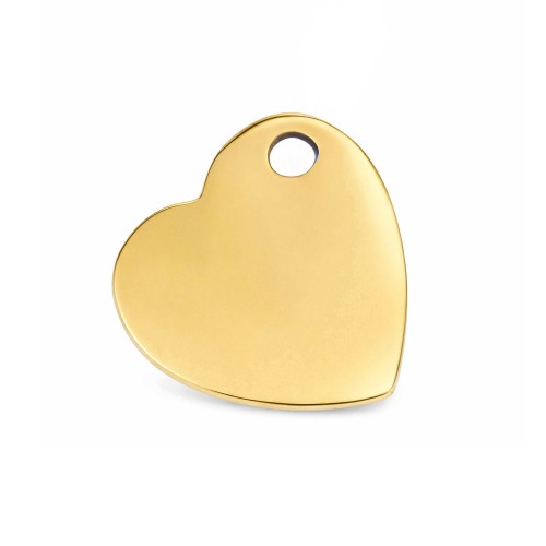CHARMS UNIWERSALNY ZŁOTE SERCE WISZĄCE MAŁE DO BRANSOLETEK I NASZYJNIKÓW  