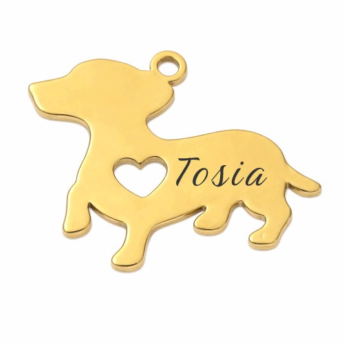 CHARMS UNIWERSALNY ZŁOTY PIESEK DO BRANSOLETEK I NASZYJNIKÓW