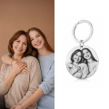 Prezent dla mamy – personalizowany brelok do kluczy lub torebki z grawerem zdjęcia