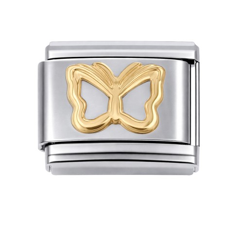 CHARMS MODUŁ OGNIWKO DO BRANSOLETKI MODUŁOWEJ SREBRNY MOTYL