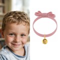 Różowa bransoletka ze zdjęciem kokardka personalizowana prezent dla mamy