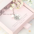 Naszyjnik dla mamy z grawerem prezent personalizowany dla mamy