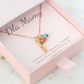 Naszyjnik Mama z serduszkami – personalizowany prezent