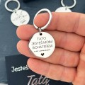 Brelok dla taty z grawerem – „tato jesteś moim bohaterem” personalizacja imiona dzieci