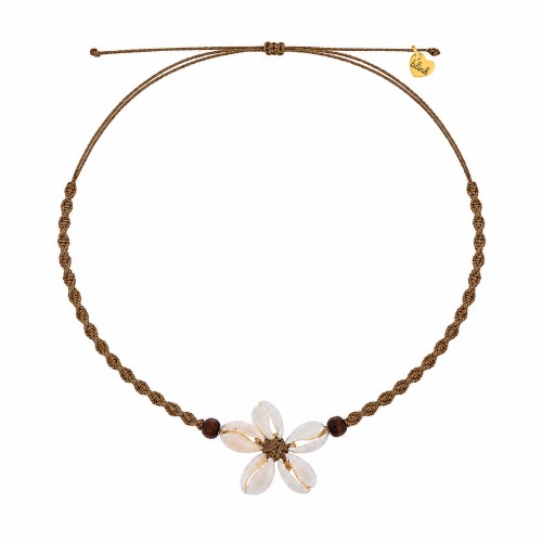 Naszyjnik z Muszelek Kauri Boho – Regulowany Choker na Lato | Blinkshop
