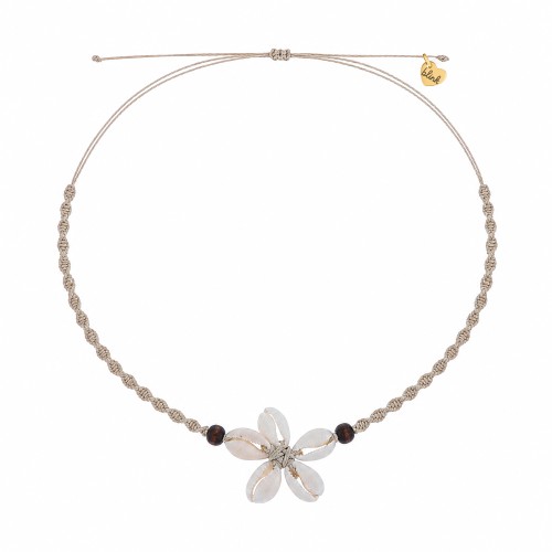 Naszyjnik z Muszelek Kauri Boho – Regulowany Choker na Lato | Blinkshop