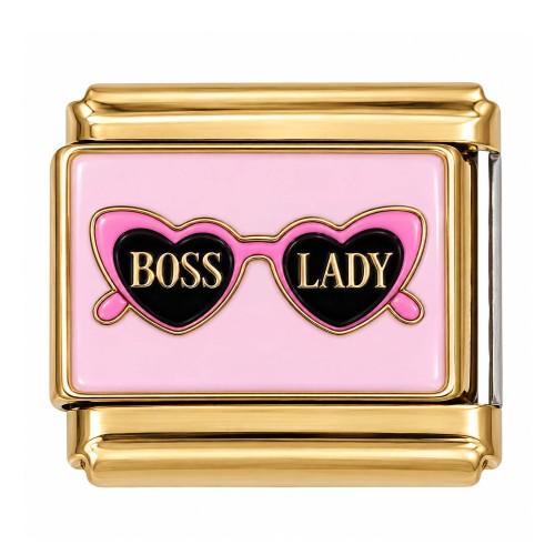 ZŁOTY CHARMS MODUŁ OGNIWKO DO BRANSOLETKI MODUŁOWEJ BOSS LADY