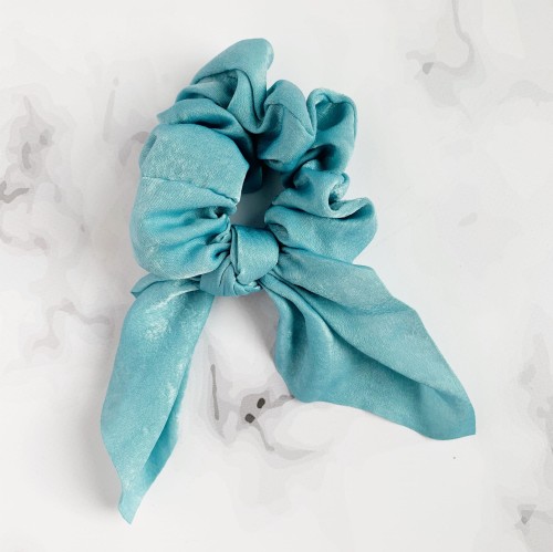 GUMKA DO WŁOSÓW KOKARDKA BŁĘKITNA