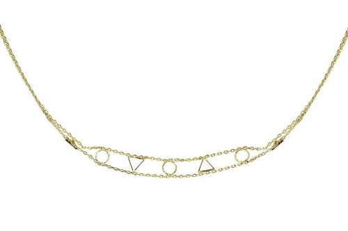 choker stal złoty trójkąt koło