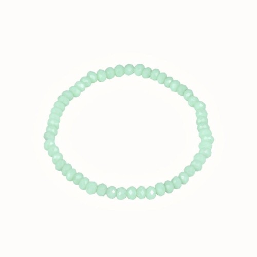 bransoletka koraliki  błękitne baby blue