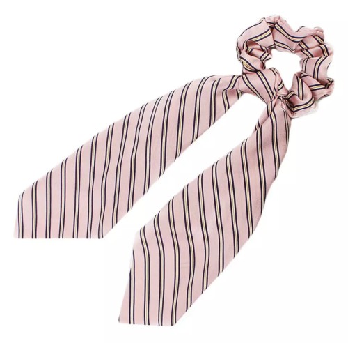 FROTKA DO WŁOSÓW APASZKA DŁUGA  RÓŻOWA W PASKI